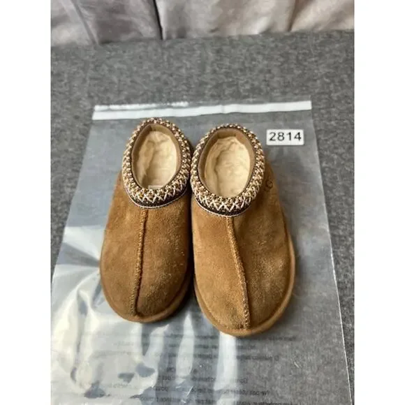 UGG Toddlers Tasman II Chestnut Brown Slippers Size 9 S/N 1019066T - Picture 8 of 8